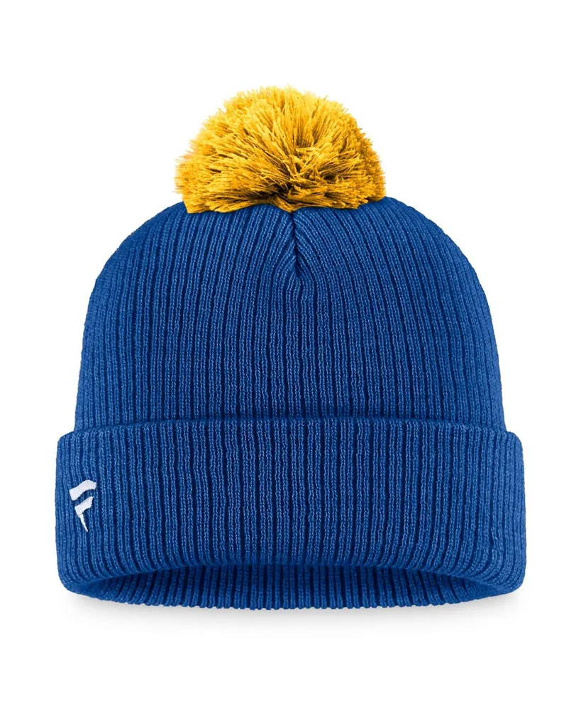 Men's Fanatics Royal Buffalo Sabres Team Cuffed Knit Hat with Pom