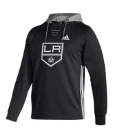 Men's adidas Black Los Angeles Kings Skate Lace Aeroready Pullover Hoodie