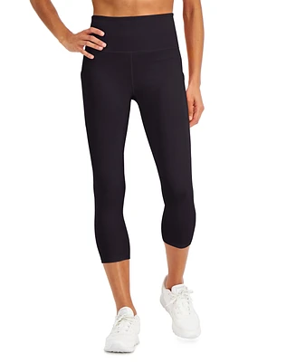 Id Ideology Women's Compression High-Rise Side-Pocket Cropped Leggings, Created for Macy's
