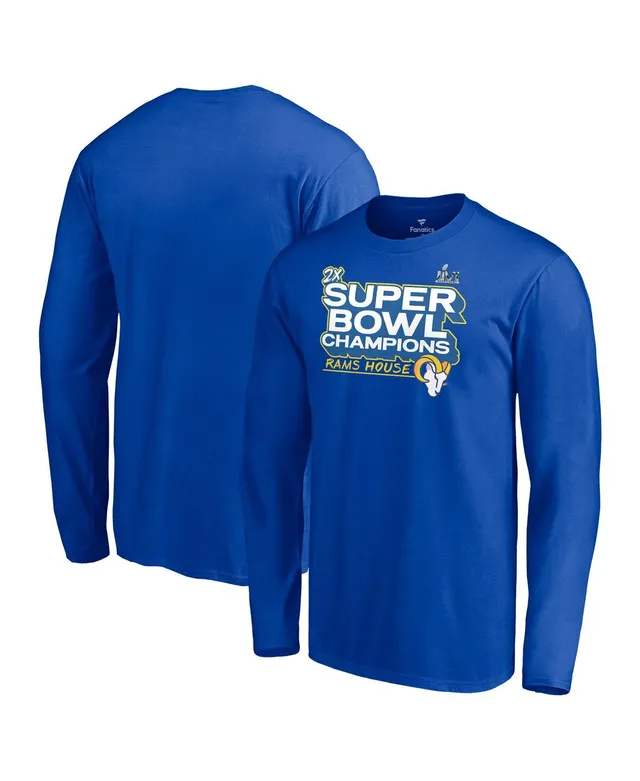 Fanatics Men's Black Los Angeles Rams Super Bowl LVI Bound Big and Tall  Hollywood Action Long Sleeve T-shirt - Macy's