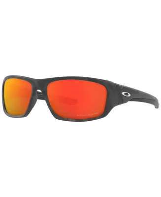 Oakley Men's Polarized Sunglasses, OO9236 Valve 60
