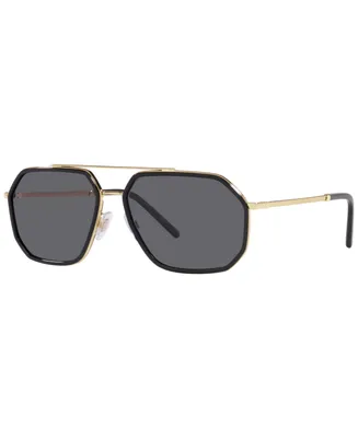 Dolce&Gabbana Men's Polarized Sunglasses, DG2285 60 - Gold