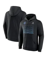 Men's Fanatics Black New York City Fc 2021 Mls Cup Champions Standard Pullover Hoodie