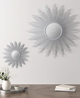 Madison Park Fiore Sunburst Mirror - Silver