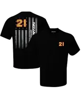 Men's Checkered Flag Black Harrison Burton Exclusive Tonal T-shirt