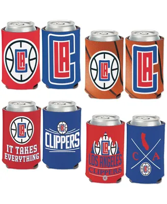 WinCraft La Clippers Four-Pack 12 oz. Can Cooler Set
