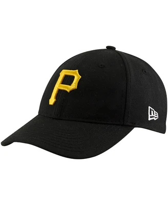 Big Boys New Era Black Pittsburgh Pirates The League 9Forty Adjustable Hat