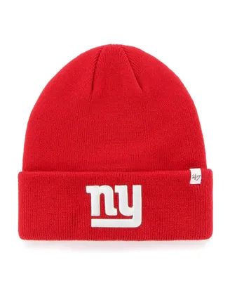 Men's '47 Red New York Giants Secondary Basic Cuffed Knit Hat