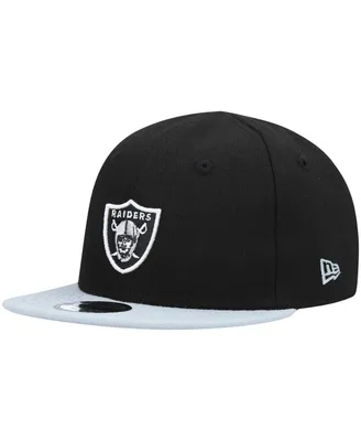 Infant Unisex New Era Black, Silver Las Vegas Raiders My 1St 9Fifty Adjustable Hat