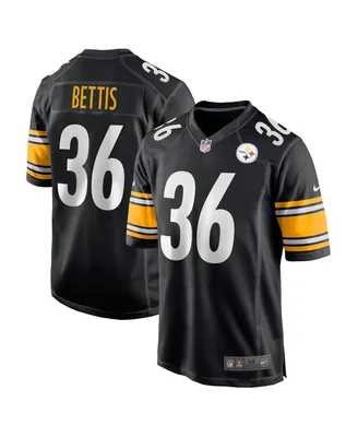 Men's Nike Jerome Bettis Black Pittsburgh Steelers Retired Player Game Jersey