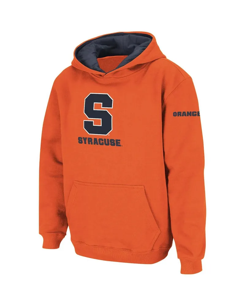 Big Boys Stadium Athletic Orange Syracuse Logo Pullover Hoodie