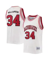 Men's Original Retro Brand Corliss Williamson White Arkansas Razorbacks Alumni Commemorative Classic Basketball Jersey