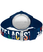 Lacoste Unisex NeoCroc Navy Silicone Strap Watch 43mm
