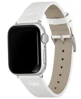 Lacoste Petit White Leather Strap for Apple Watch 38mm/40mm