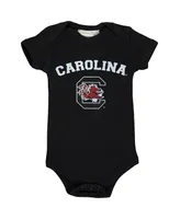 Infant Boys and Girls Black South Carolina Gamecocks Arch & Logo Bodysuit