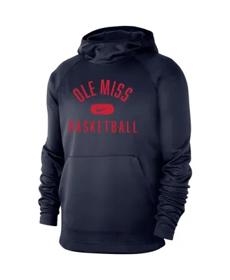 Men's Nike Navy Ole Miss Rebels Spotlight Raglan Pullover Hoodie