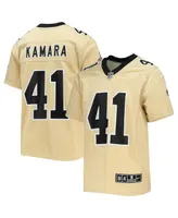 Big Boys Nike Alvin Kamara Gold New Orleans Saints Inverted Team Game Jersey