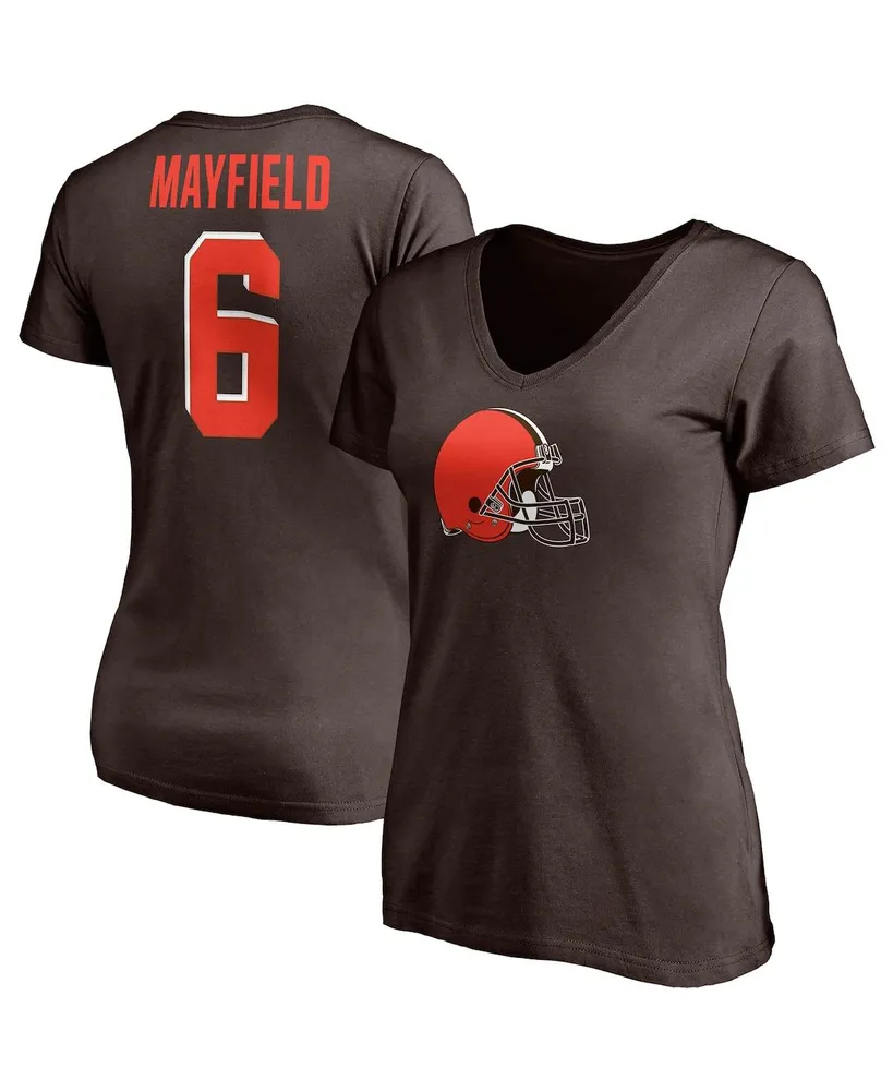 Youth Baker Mayfield Brown Cleveland Browns Name & Number Player T-Shirt