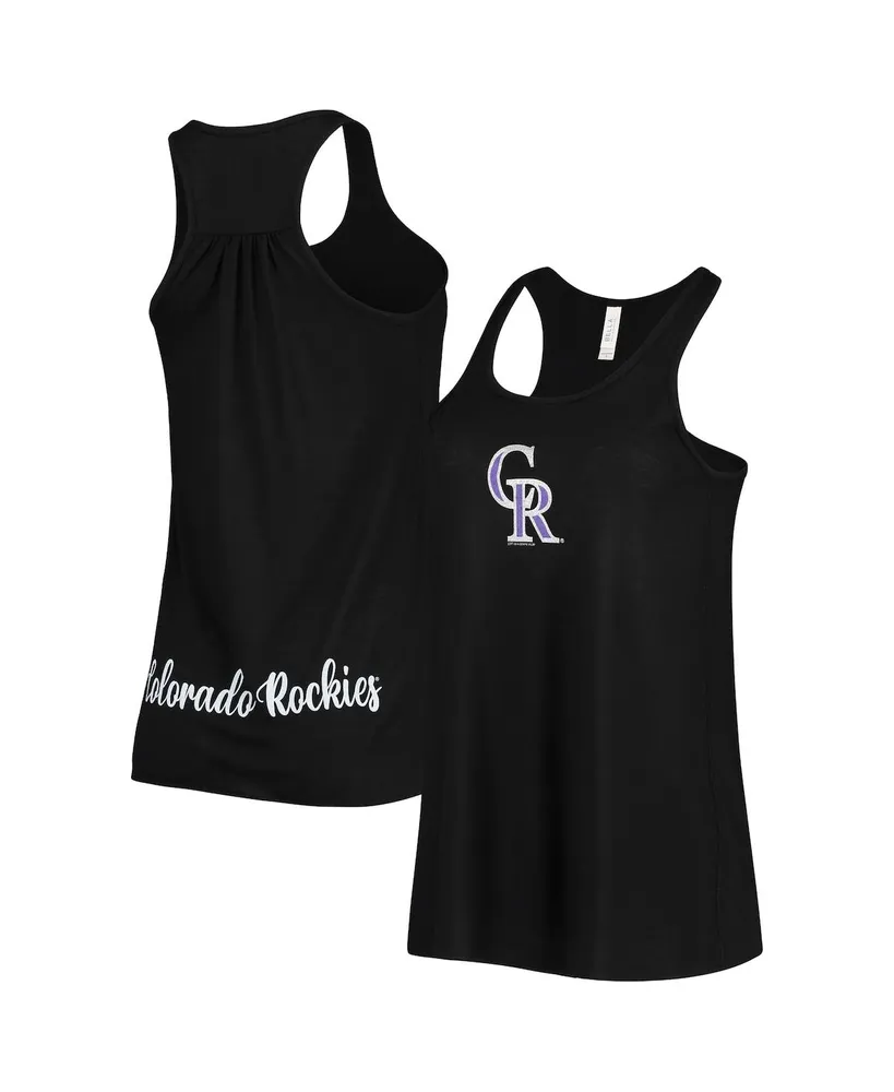 Lids Pittsburgh Pirates Soft as a Grape Women's Slouchy Tank Top - Black