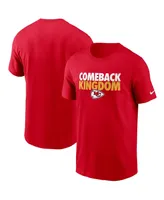 Men's Nike Red Kansas City Chiefs Hometown Collection Comeback T-shirt