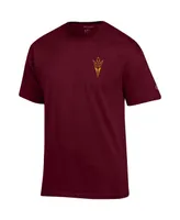 Men's Champion Maroon Arizona State Sun Devils Stack 2-Hit T-shirt