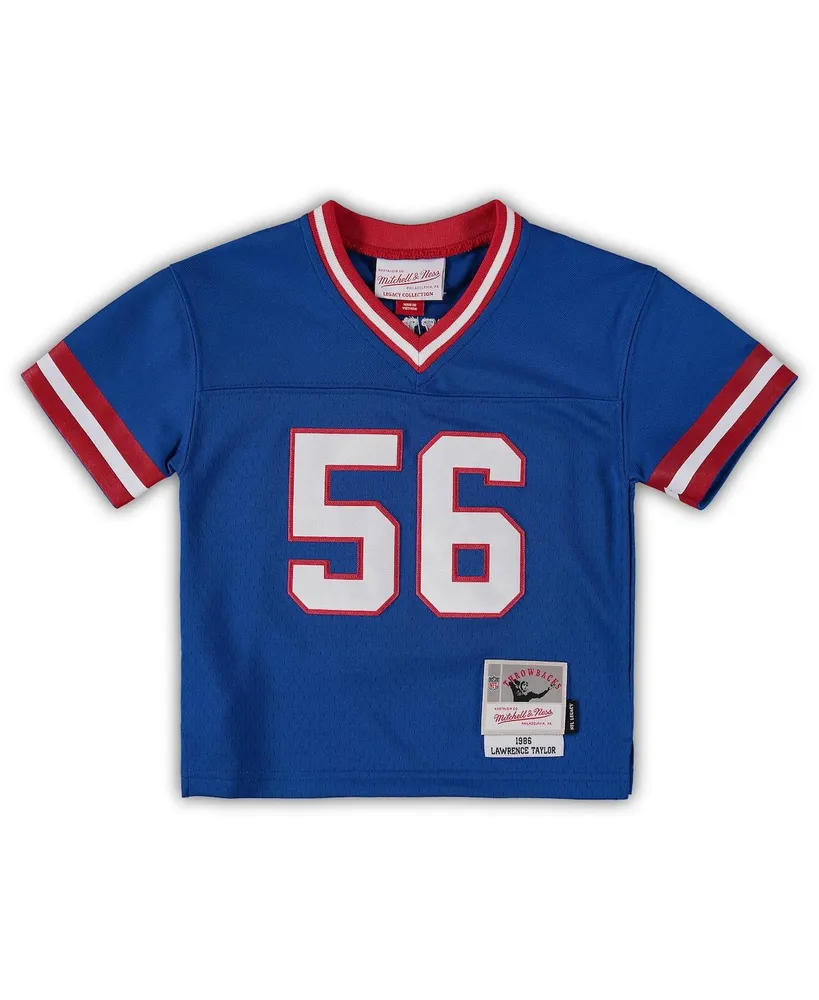 Toddler Boys and Girls Mitchell & Ness Lawrence Taylor Royal New York Giants 1986 Retired Legacy Jersey