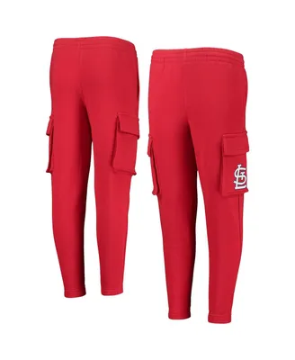 Big Boys Outerstuff Red St. Louis Cardinals Players Anthem Fleece Cargo Pants