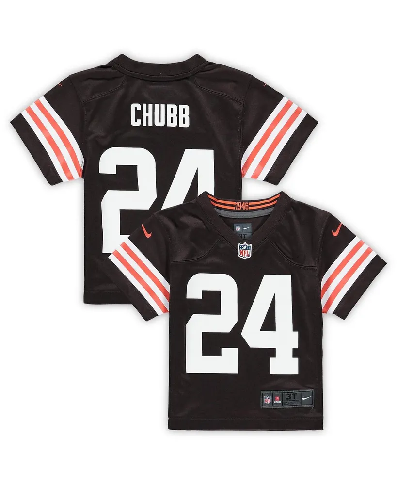 Boys and Girls Toddler Nike Nick Chubb Brown Cleveland Browns Game Jersey