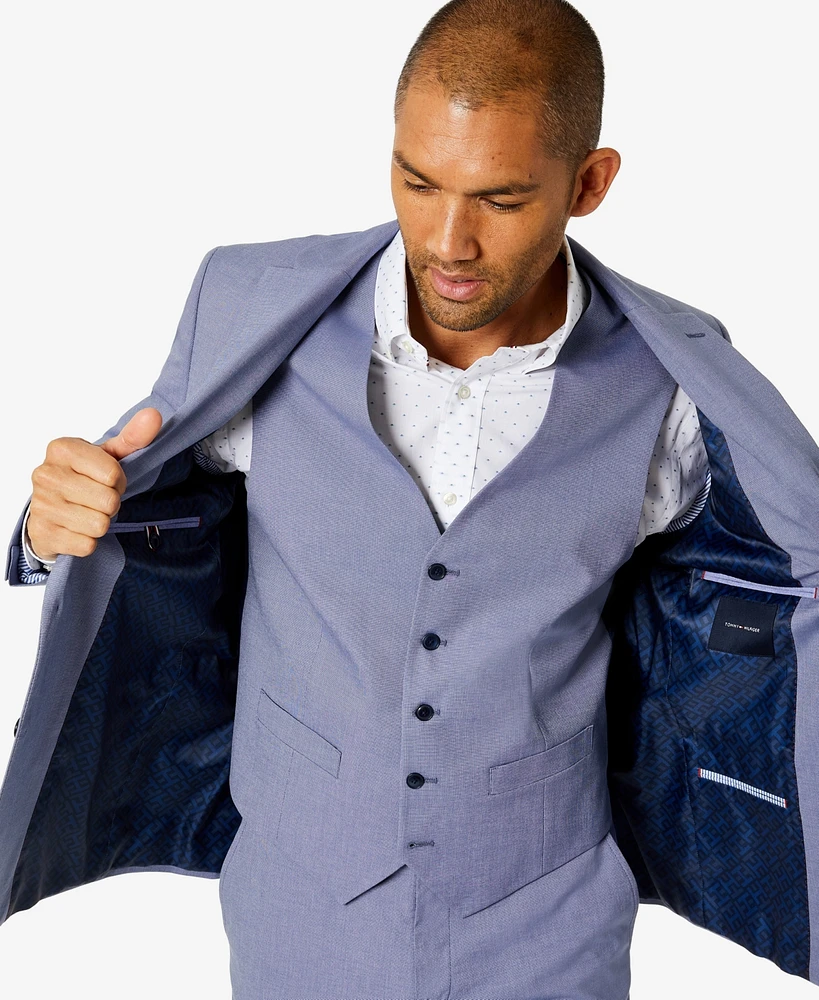 Tommy Hilfiger Men's Modern-Fit Th Flex Stretch Chambray Suit Separate Jacket
