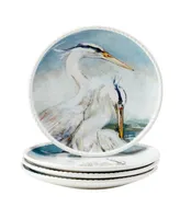 Certified International Shorebirds Dinner Plate, Set of 4