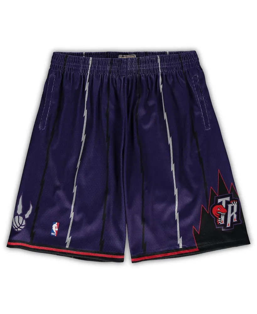 Men's Mitchell Ness Toronto Raptors Big Tall Hardwood Classics Team Swingman Shorts