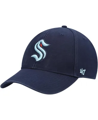 Men's '47 Navy Seattle Kraken Legend Mvp Adjustable Hat