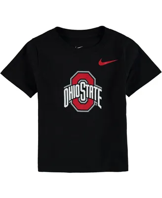 Toddler Boys and Girls Nike Black Ohio State Buckeyes Logo T-shirt