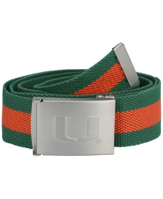 Men's Miami Hurricanes Fabric Belt