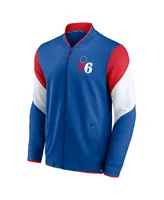 Men's Fanatics Royal Philadelphia 76ers League Best Performance Full-Zip Jacket