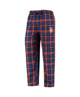 Men's Concepts Sport Royal, Orange New York Mets Lodge T-shirt and Pants Sleep Set