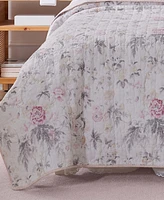 Laura Ashley Breezy Floral Reversible Piece Quilt Set