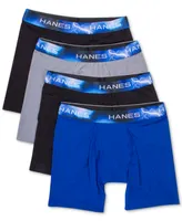 Hanes Men's Classics Ultimate X-Temp 4-Pk. Moisture-Wicking Mesh Boxer Briefs