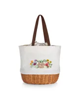 Picnic Time Mandalorian The Child Coronado Canvas And Willow Basket Tote