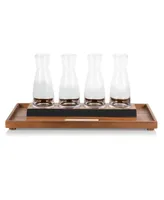 Legacy Cava Wine Tasting Kit with 4 Glass Carafes, Set of 6