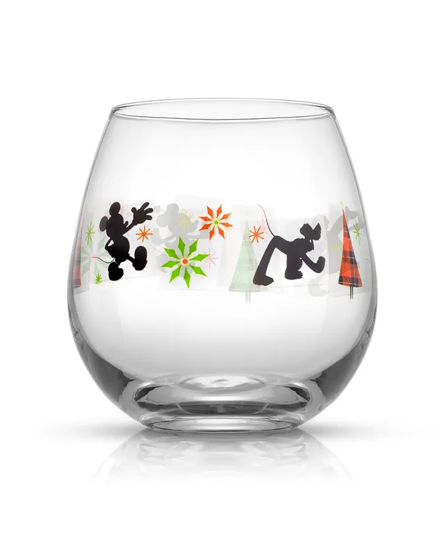 Disney Mickey & Minnie Mouse 2-Piece Stemless Wineglass Set