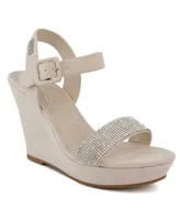 Sugar Women's Chili Rhinestone Wedge Sandals