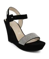 Sugar Women's Chili Rhinestone Wedge Sandals