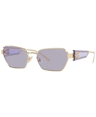 Miu Miu Women's Sunglasses, 58 - Pale Gold