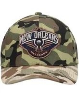 Men's Mitchell & Ness Camo New Orleans Pelicans Woodland Desert Snapback Hat