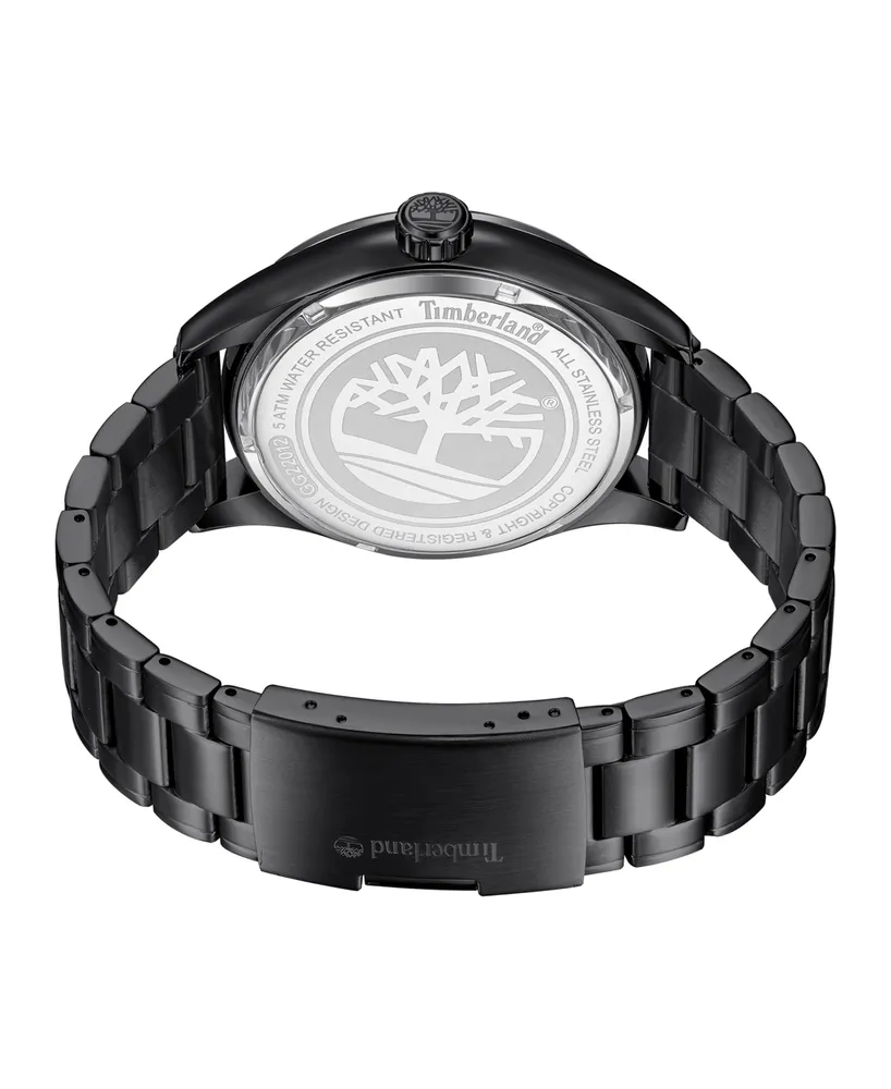 Timberland Men's Calverton Black Bracelet Watch 46mm