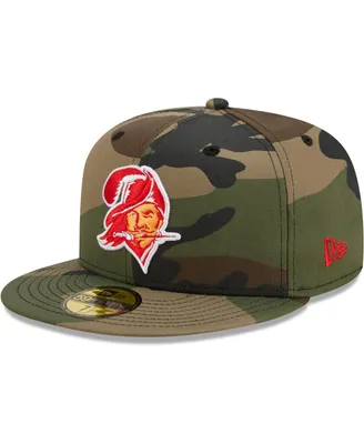 Men's Camo Tampa Bay Buccaneers Historic Woodland 59FIFTY Fitted Hat