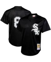 Men's Bo Jackson Black Chicago White Sox Cooperstown Collection Big and Tall Mesh Batting Practice Jersey