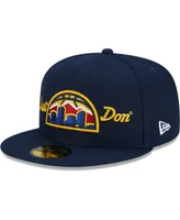 Men's New Era x Just Don Navy Denver Nuggets 59FIFTY Fitted Hat