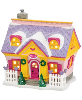 Department 56 Mickey's Christmas Village Minnie's House Collectible Figurine